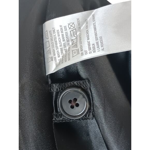 Linea by Louis Dell’Olio 20W Blazer Jacket Pink Black Tweed Textured Pockets - Picture 14 of 14